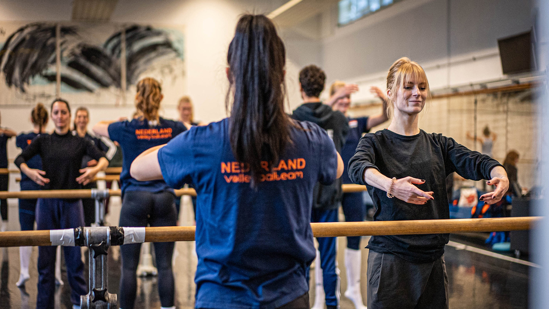 Oefeningen aan de bar