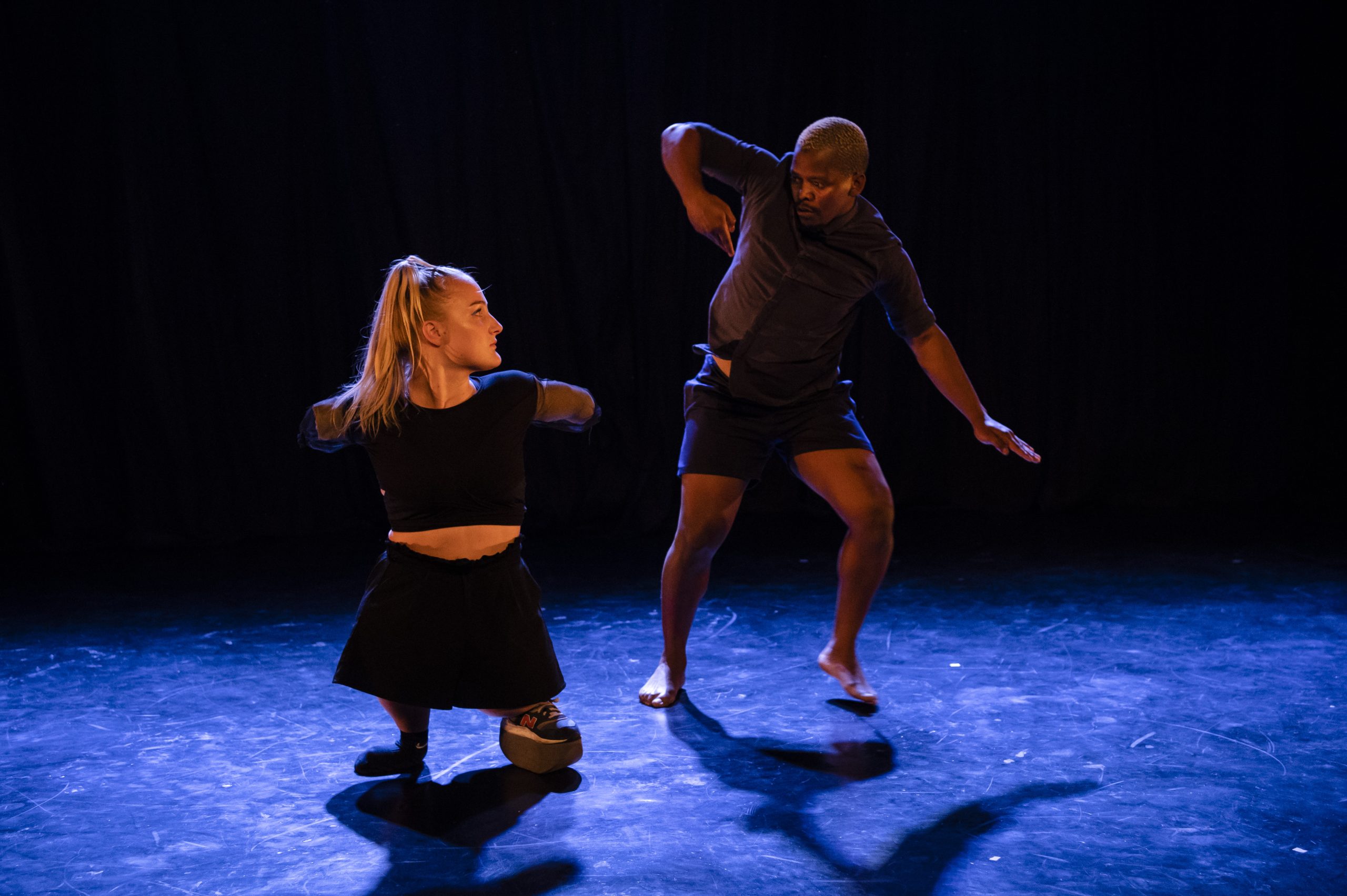 Choreografie Pro Forma-2 tijdens Body Moves met Eva Eikhout en Thapelo Kotlolo